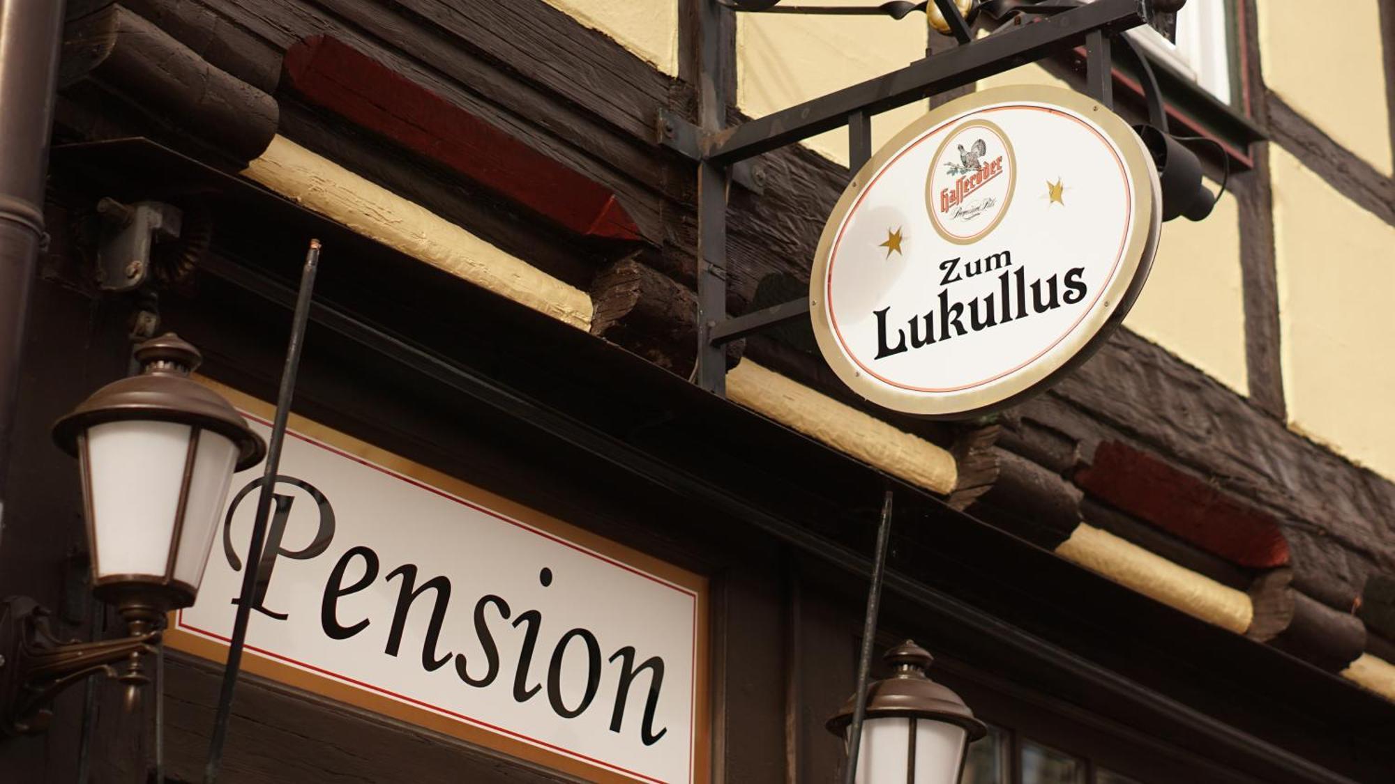 Pension Zum Lukullus Wernigerode Zewnętrze zdjęcie